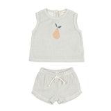 Buho Sky Gray Pear Terry Set