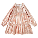 Tocoto Vintage Pink Foil Dress