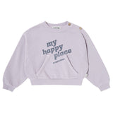 Tocoto Vintage Lilac 'My Happy Place' Sweatshirt