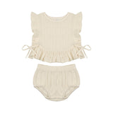 Coco Blanc Cream Ruffle Set