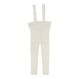 Analogie Cream Knit Suspender Leggings