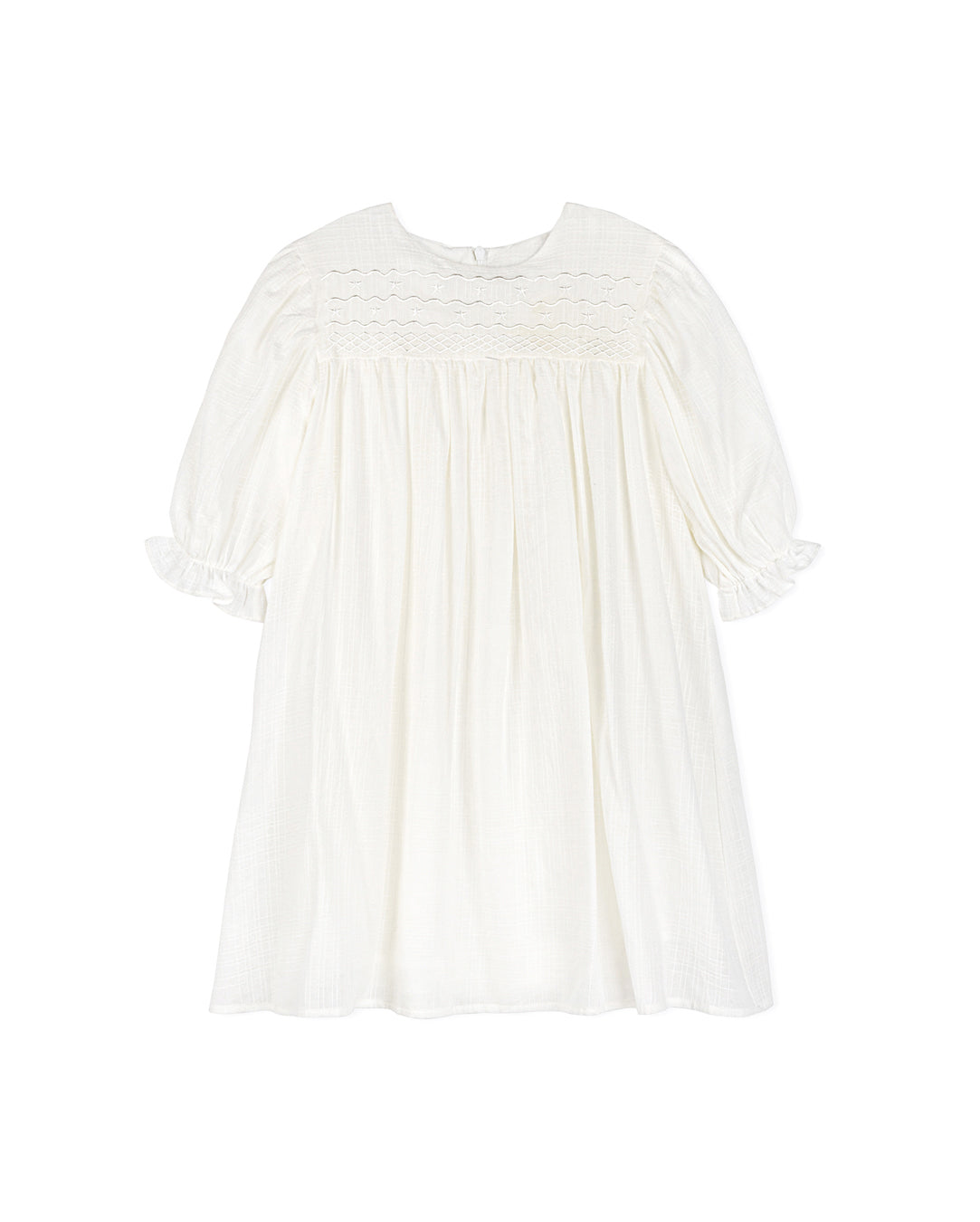 Papillon White Embroidery Dress – Young Timers Boutique