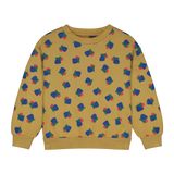 Bonmot Olive Allover Maths Sweatshirt