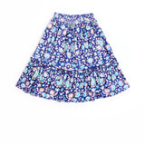 Nicole Miller Blue Printed Skirt