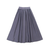 Little Parni Plum Taffeta Teen Skirt