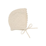 Lilette Cream Vintage Knit Bonnet