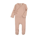 Lilette Shell Pink Pinpoint Wrap Footie