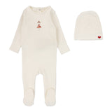 Lilette Cream Girl Doll Footie Set