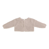 Lilette Oat Chunky Knit Shrug