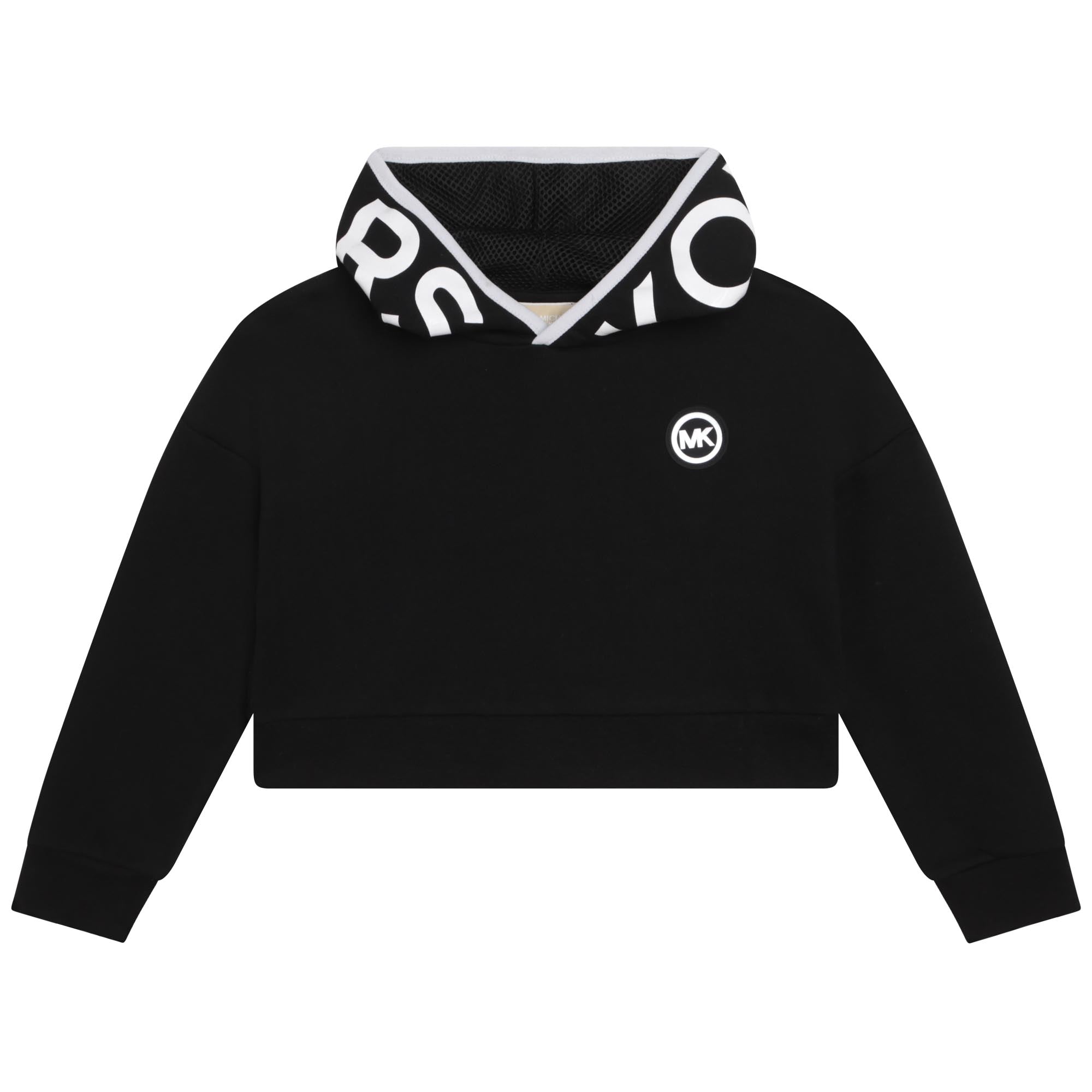 Michael Kors Black Cropped Logo Hoodie – Young Timers Boutique